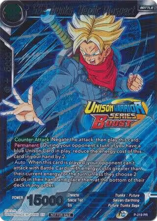 SS2 Trunks, Heroic Prospect (Event Pack 08) (P-219), Tournament Promotion Cards — DB Super card price