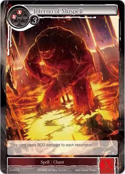 Inferno of Muspell (3-043) — card price