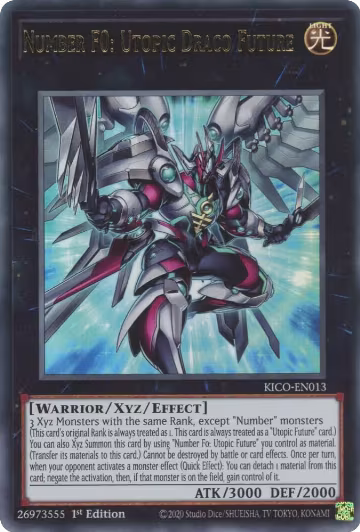 Number F0: Utopic Draco Future (KICO-EN013), King's Court — Yu-Gi-Oh! card price