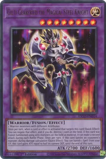 Gilti-Gearfried the Magical Steel Knight (KICO-EN014), King's Court — Yu-Gi-Oh! card price