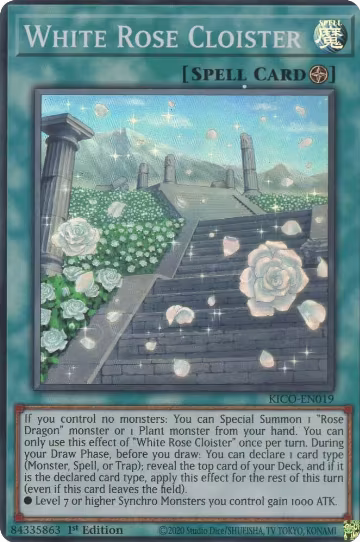 White Rose Cloister (KICO-EN019), King's Court — Yu-Gi-Oh! card price