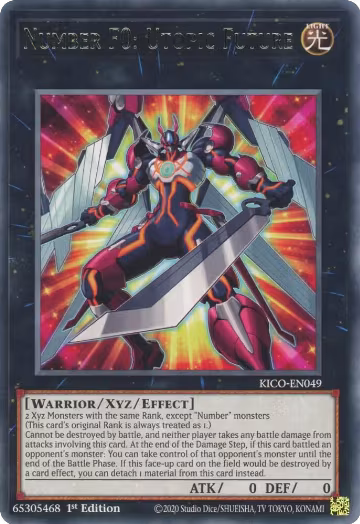 Number F0: Utopic Future (KICO-EN049), King's Court — Yu-Gi-Oh! card price