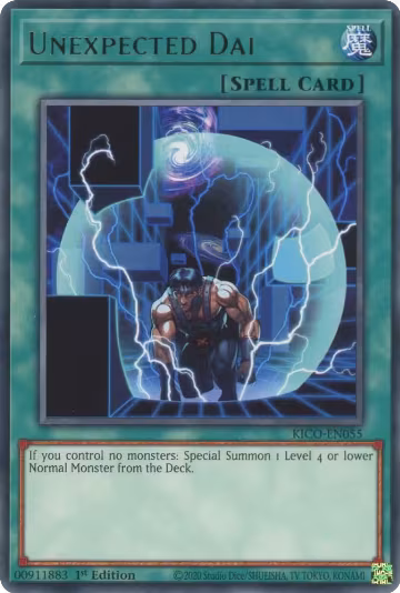 Unexpected Dai (KICO-EN055), King's Court — Yu-Gi-Oh! card price