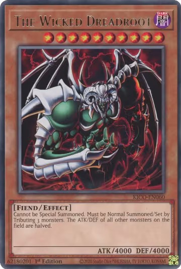 The Wicked Dreadroot (KICO-EN060), King's Court — Yu-Gi-Oh! card price