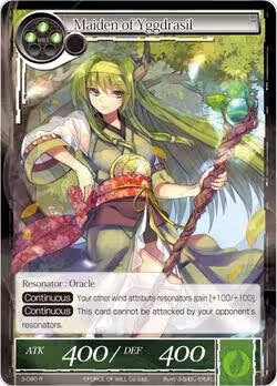 Maiden of Yggdrasil (3-080), The Shaft of Light of Valhalla — Force of Will card price