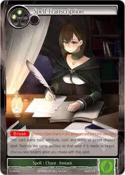 Spell Transcription (3-094), The Shaft of Light of Valhalla — Force of Will card price