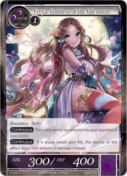 Freya, Goddess of the full moon (3-102), The Shaft of Light of Valhalla — Force of Will card price