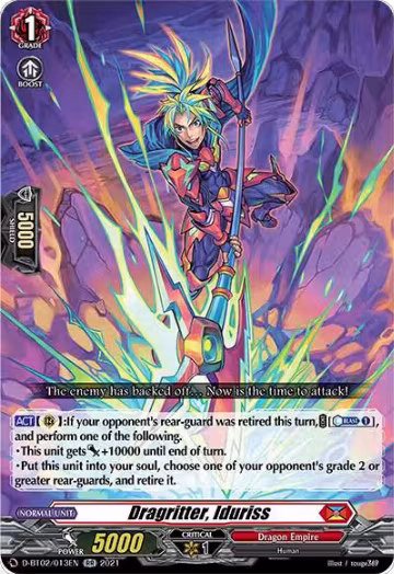 Dragritter, Iduriss (D-BT02/013EN), D-BT02: A Brush with the Legends — Vanguard card price