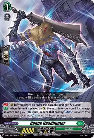 Rogue Headhunter (D-BT02/010EN), D-BT02: A Brush with the Legends — Vanguard card price
