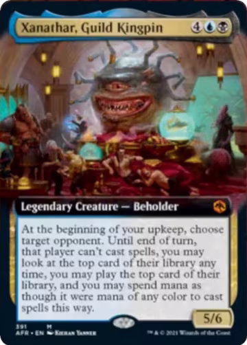 Xanathar, Guild Kingpin (Extended Art) (391), Adventures in the Forgotten Realms — Magic card price
