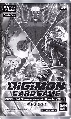 Official Tournament Pack Vol.1, Digimon Promotion Cards — Digimon sealed product price