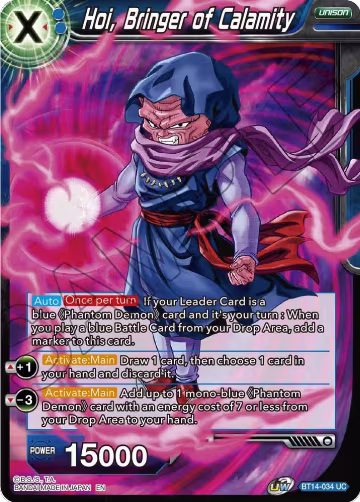 Hoi, Bringer of Calamity (BT14-034), Cross Spirits — DB Super card price
