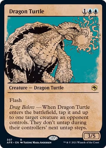 Dragon Turtle (Showcase) (307), Adventures in the Forgotten Realms — Magic card price