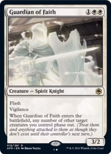 Guardian of Faith (18), Adventures in the Forgotten Realms — Magic card price