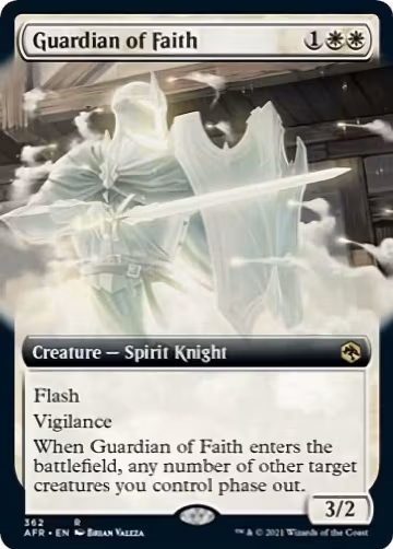 Guardian of Faith (Extended Art) (362), Adventures in the Forgotten Realms — Magic card price