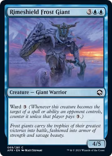 Rimeshield Frost Giant (69), Adventures in the Forgotten Realms — Magic card price