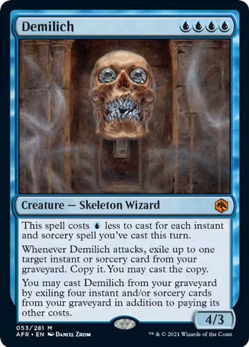Demilich (53), Adventures in the Forgotten Realms — Magic card price