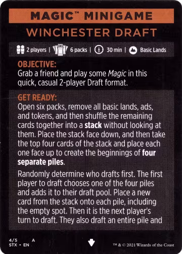 Magic Minigame: Winchester Draft (1), Strixhaven: School of Mages — Magic card price