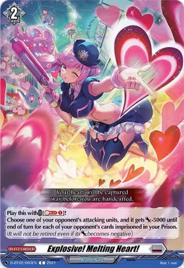 Explosive! Melting Heart! (D-BT02/093EN), D-BT02: A Brush with the Legends — Vanguard card price