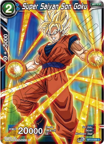 Super Saiyan Son Goku (BT14-036) (BT14-036), Cross Spirits — DB Super card price
