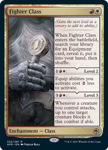 Fighter Class (222), Adventures in the Forgotten Realms — Magic card price