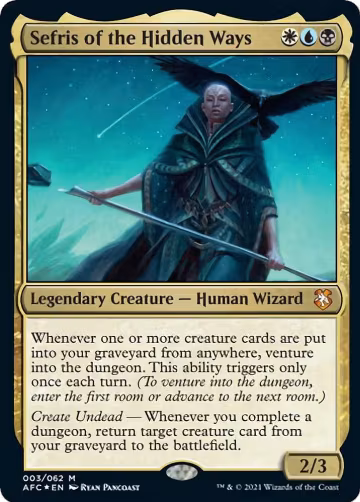 Sefris of the Hidden Ways (3), Commander: Adventures in the Forgotten Realms — Magic card price