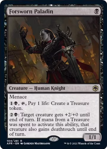 Forsworn Paladin (104), Adventures in the Forgotten Realms — Magic card price