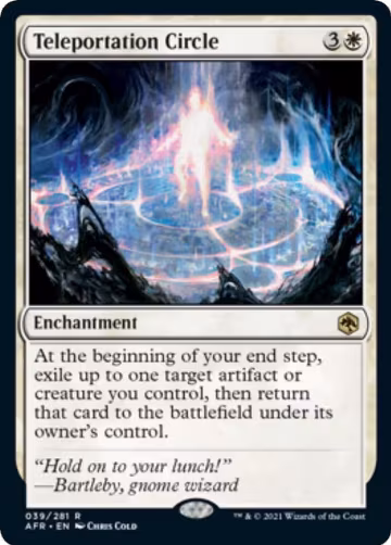 Teleportation Circle (39), Adventures in the Forgotten Realms — Magic card price