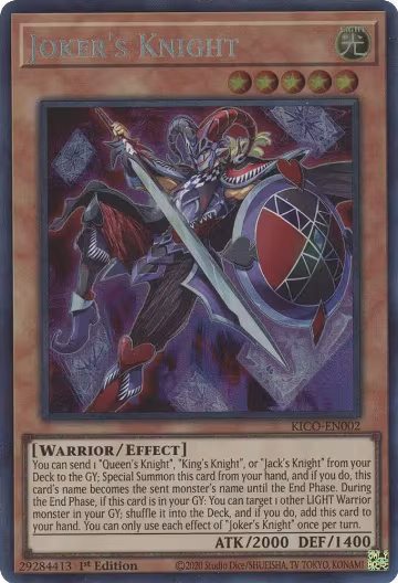 Joker's Knight (CR) (KICO-EN002), King's Court — Yu-Gi-Oh! card price
