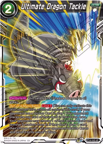 Ultimate Dragon Tackle (BT14-143), Cross Spirits — DB Super card price