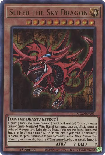 Slifer the Sky Dragon (Ultra Pharaoh's Rare) (KICO-EN063) — card price