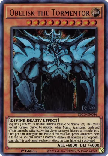 Obelisk the Tormentor (Ultra Pharaoh's Rare) (KICO-EN064), King's Court — Yu-Gi-Oh! card price