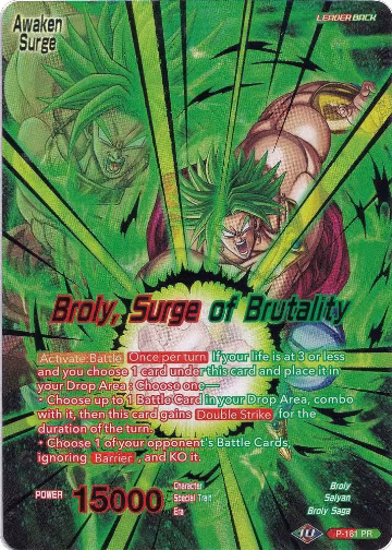 Broly // Broly, Surge of Brutality (P-181), Collector's Selection Vol. 1 — DB Super card price