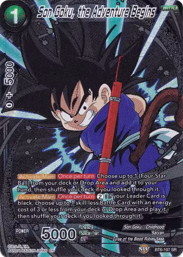 Son Goku, the Adventure Begins (BT6-107), Collector's Selection Vol. 1 — DB Super card price