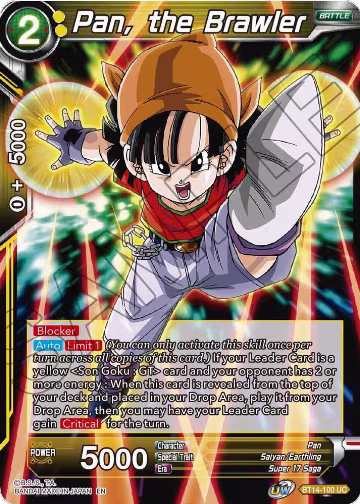 Pan, the Brawler (BT14-100), Cross Spirits — DB Super card price