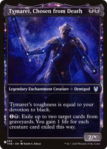 Tymaret, Chosen from Death (Showcase) (263/254), The List Reprints — Magic card price