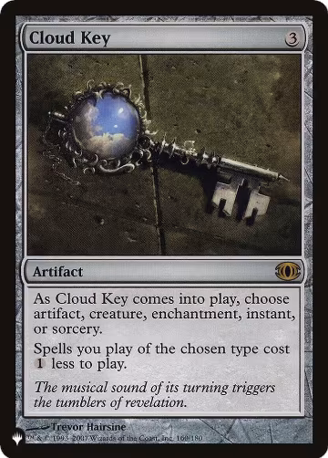 Cloud Key (160/180), The List Reprints — Magic card price