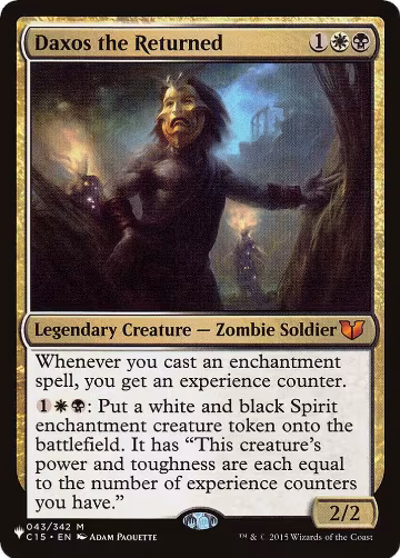 Daxos the Returned (043/342), The List Reprints — Magic card price