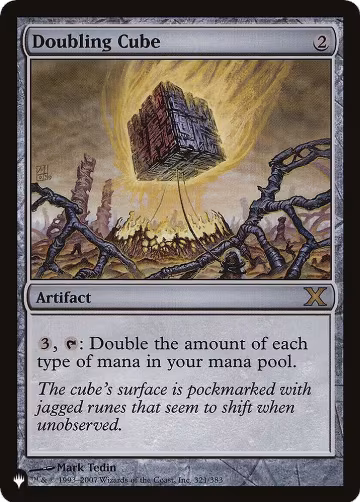 Doubling Cube (321/383), The List Reprints — Magic card price