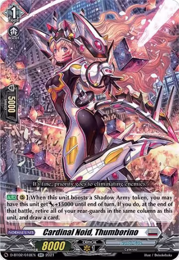 Cardinal Noid, Thumborino (D-BT02/018EN), D-BT02: A Brush with the Legends — Vanguard card price