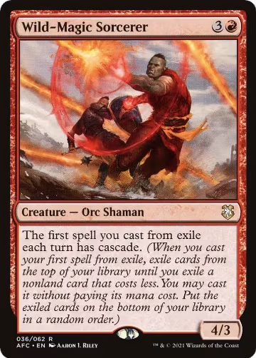 Wild-Magic Sorcerer (36), Commander: Adventures in the Forgotten Realms — Magic card price