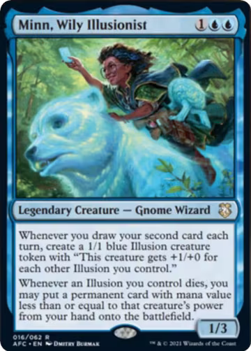 Minn, Wily Illusionist (16), Commander: Adventures in the Forgotten Realms — Magic card price