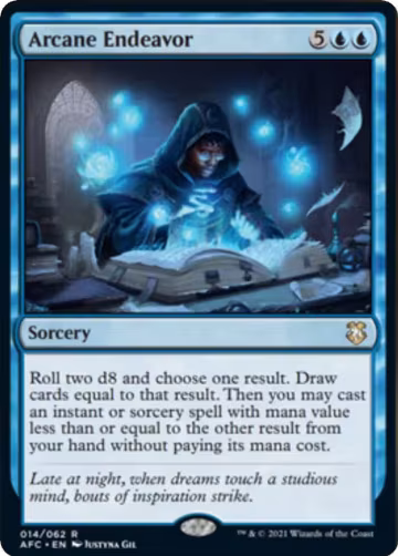 Arcane Endeavor (14), Commander: Adventures in the Forgotten Realms — Magic card price