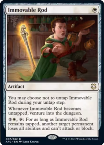 Immovable Rod (7), Commander: Adventures in the Forgotten Realms — Magic card price