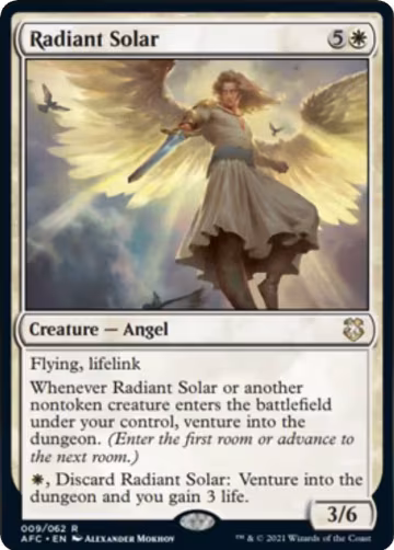 Radiant Solar (9), Commander: Adventures in the Forgotten Realms — Magic card price