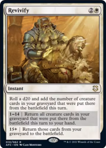 Revivify (10), Commander: Adventures in the Forgotten Realms — Magic card price
