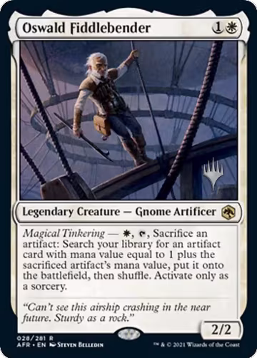 Oswald Fiddlebender (28), Promo Pack: Adventures in the Forgotten Realms — Magic card price
