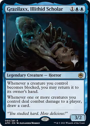 Grazilaxx, Illithid Scholar (60), Promo Pack: Adventures in the Forgotten Realms — Magic card price
