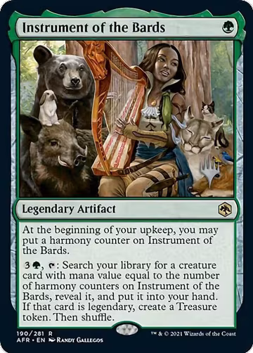 Instrument of the Bards (190), Promo Pack: Adventures in the Forgotten Realms — Magic card price