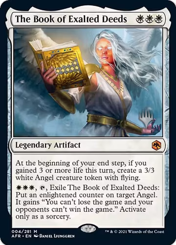 The Book of Exalted Deeds (4), Promo Pack: Adventures in the Forgotten Realms — Magic card price